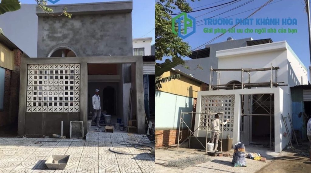 Lên tầng cho ngôi nhà cấp 4 tại Nha Trang