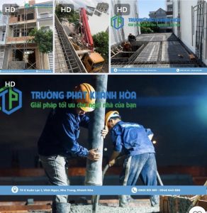 Chuyên thiết kế thi công xây nhà trọn gói Nha Trang 