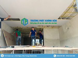 Thi công trần thạch cao Nha Trang